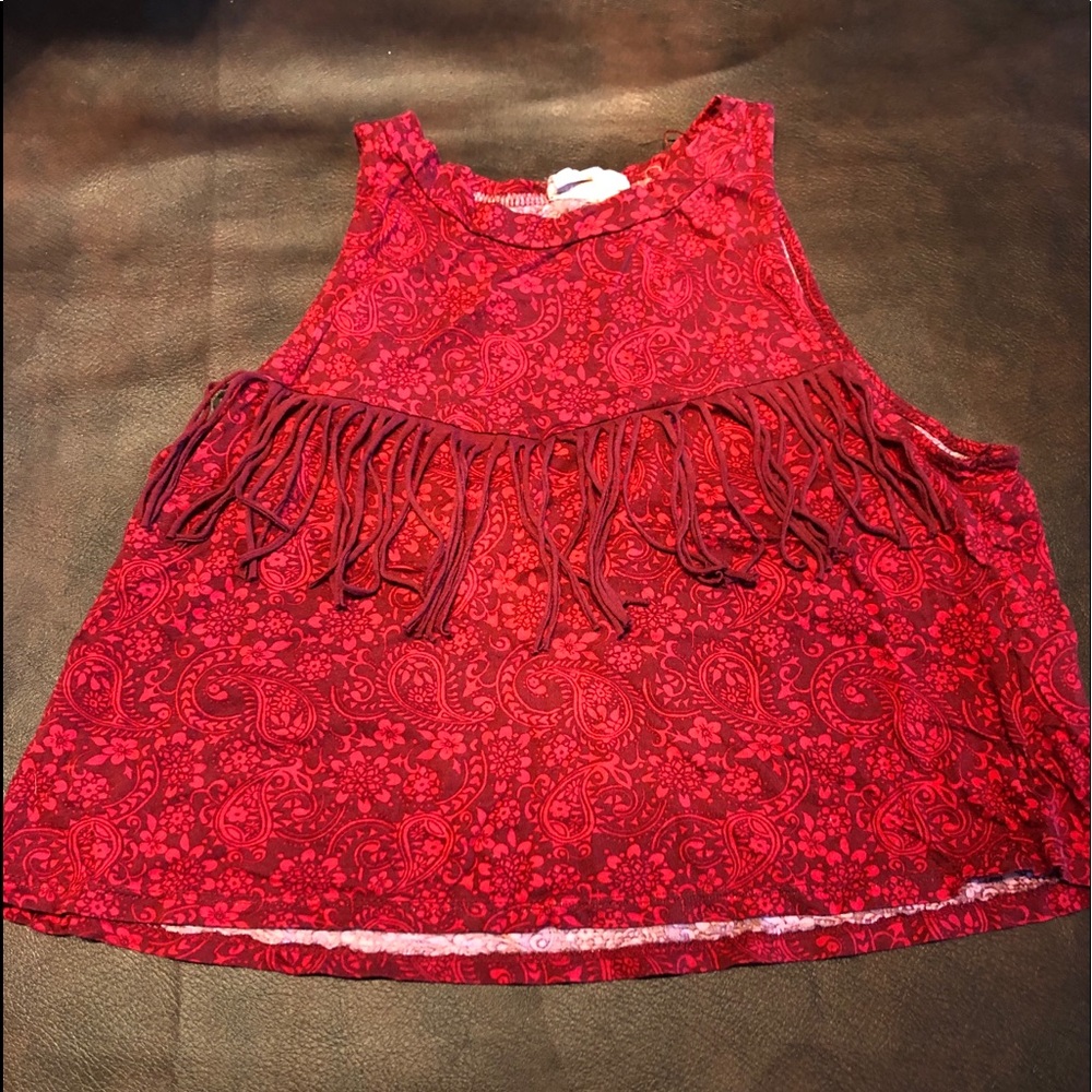 Fringe tank top
